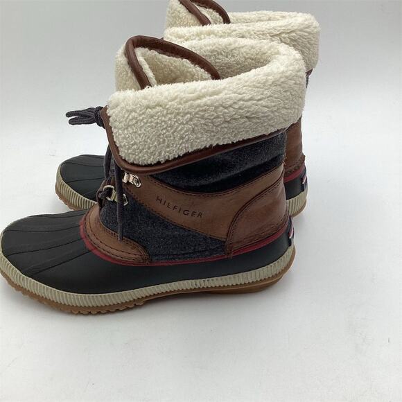 Tommy Hilfiger Women's Duck Boots Size 8 Multicolor Winter Casual - Picture 4 of 10